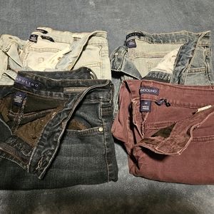 4 pairs of bandolino jeans, size 12